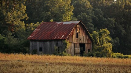 Fototapeta premium rustic barn wallpaper