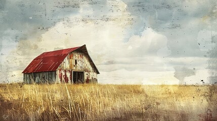 rustic barn wallpaper