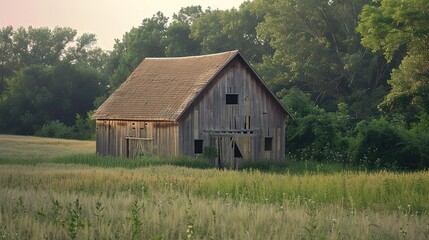 Obraz premium rustic barn wallpaper