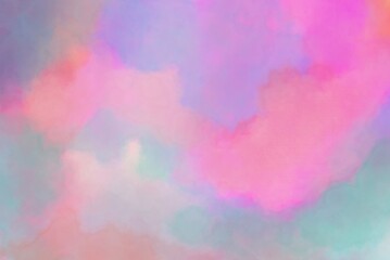 Watercolor paint like gradient background pastel ombre style. Iridescent template for brochure, banner, wallpaper, mobile screen. Neon hologram theme	