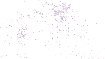 桜吹雪：桜の花びらイラスト	