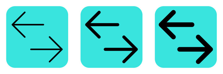 Editable vector data transfer arrows icon. Part of a big icon set family. Perfect for web and app interfaces, presentations, infographics, etc