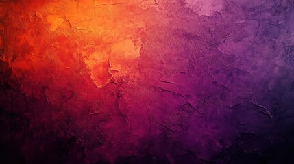 Dark Purple and Orange Gradient Art