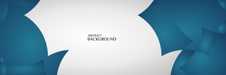 a blue and white abstract background with some shapes.