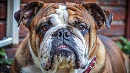 Obraz premium Male English Bulldog