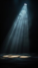 Spotlight on Dark Background.