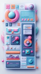 Abstract 3D User Interface Elements.