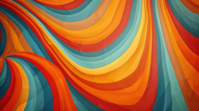 Retro 70s Vintage Wallpaper. Plain background with high detail