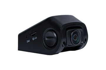 Modern car video camera isolated on transparent background