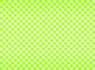 市松模様の背景B　緑