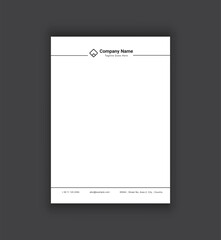 corporate modern letterhead design template. creative modern letterhead design template for your business. letterhead, letterhead, simple minimal letterhead design.