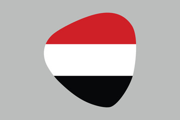 Yemen flag sign, Yemen national flag, Yemen flag vector illustration
