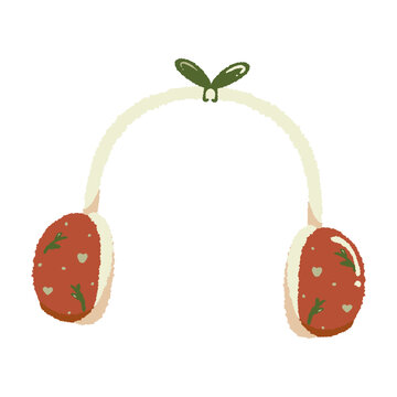 recommend clip art: red winter ear muffs