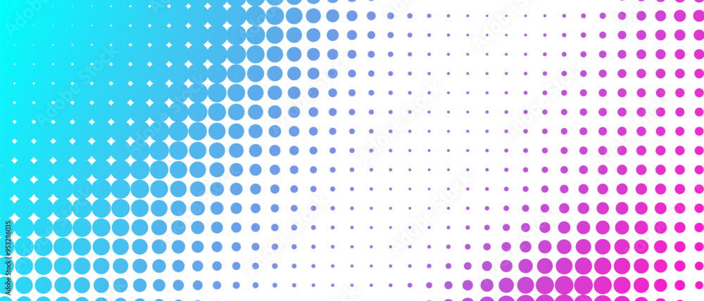 Poster halftone pattern. Halftone dots gradient background