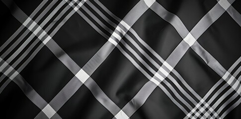 Modern Monochrome. Black and White HD Plaid Wallpaper High Detail Plain Background Concept