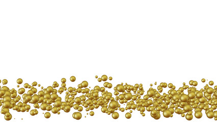 光り輝く金の粒子が飛び散るイラスト