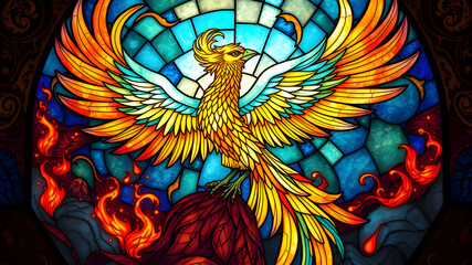Fototapeta premium mythical phoenix