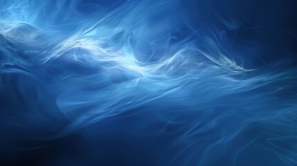 Obraz premium Tranquil Blue Gradient. Digital wallpaper high detailed plain background concept