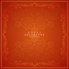 Elegant royal floral frame classic background