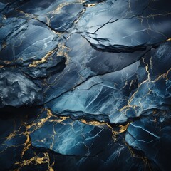 Fototapeta premium Smooth Surface Black and Dark Blue Marble Background Design