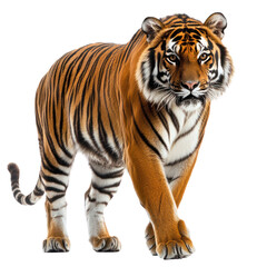 Obraz premium Javan Tiger object isolated on transparent png.