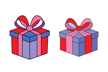 christmas all icon design vector line art