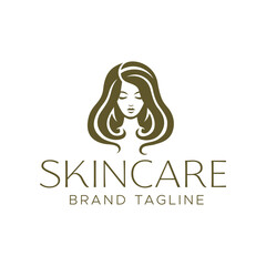 Elegant Skin Care and Cosmetic Logo Template