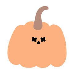 ハロウィンのおばけかぼちゃイラスト⭐︎PNG
