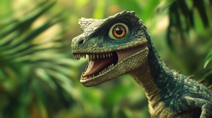 Fototapeta premium Trope: Prehistoric Adventure
