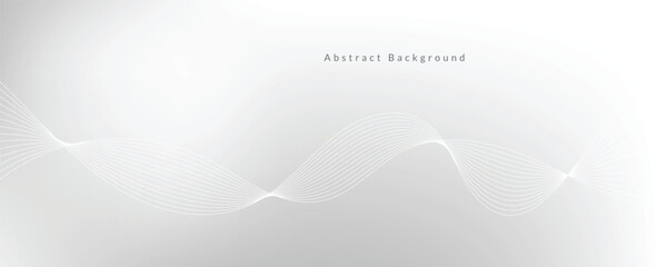 Abstract white wave background