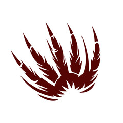 animal Claw scratches mark