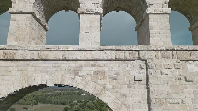 The Roquefavour Aqueduct near Aix-en-Provence (France)