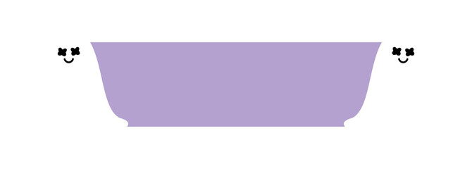 ハロウィンのゆるいシーツおばけパープルバナー⭐︎PNG