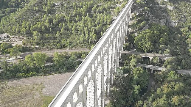 The Roquefavour Aqueduct near Aix-en-Provence (France)