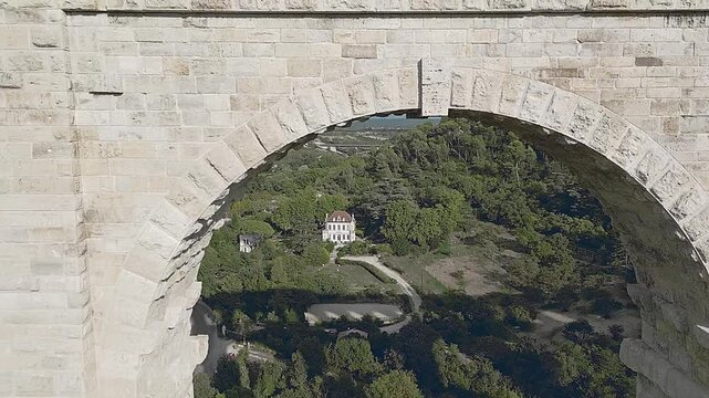 The Roquefavour Aqueduct near Aix-en-Provence (France)