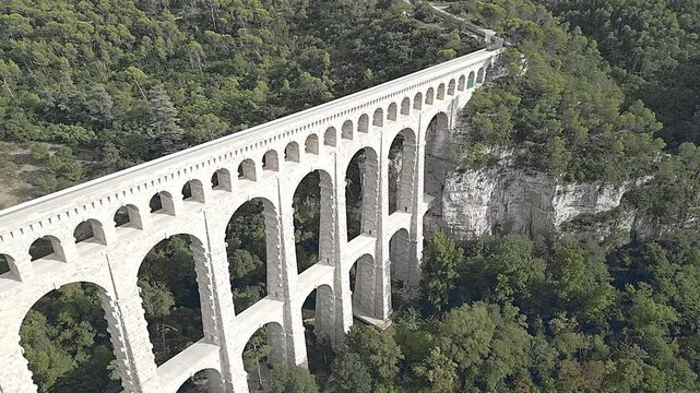 The Roquefavour Aqueduct near Aix-en-Provence (France)