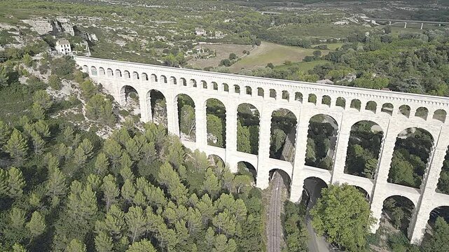 The Roquefavour Aqueduct near Aix-en-Provence (France)