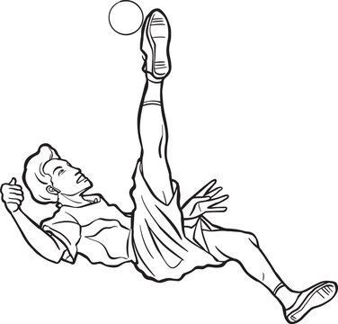 recommend clip art: Sepak takraw sport player action