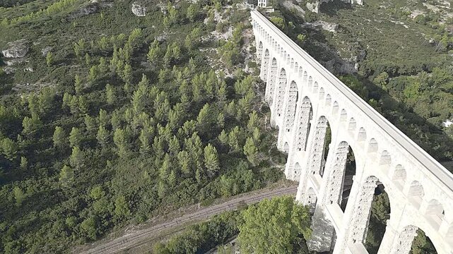The Roquefavour Aqueduct near Aix-en-Provence (France)