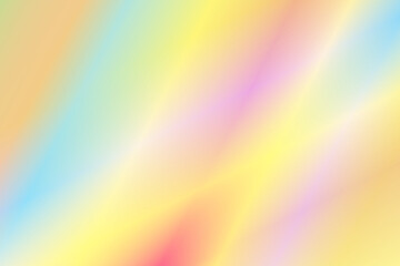 Rainbow gradient pastel blurred colorful abstract gradient color background. Smooth transitions of iridescent colors. Suitable for booklet, brochure, banner, poster, website,