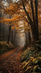 Obraz premium autumn in the forest