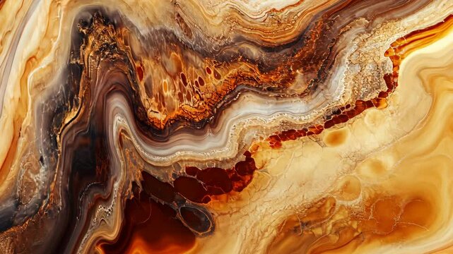 Exploring the intricate patterns and textures of natural agate stone from geologic formations