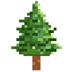 green christmas tree