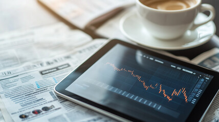 candlestick charts and stock market data,