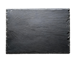 Schieferplatte isoliert auf weißen Hintergrund, Freisteller