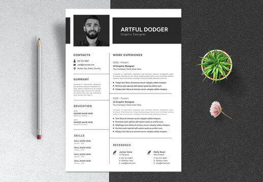 Minimal Resume Layout