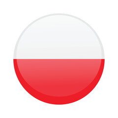 Polish flag. Poland flag. Flag of Poland. Poland flag illustration.