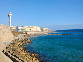 City in the coast