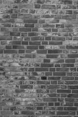 Old grey brick wall tetxure. Background