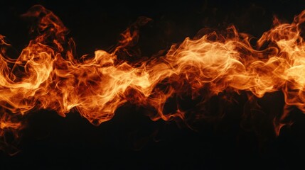 Fototapeta premium Abstract Fire Flames